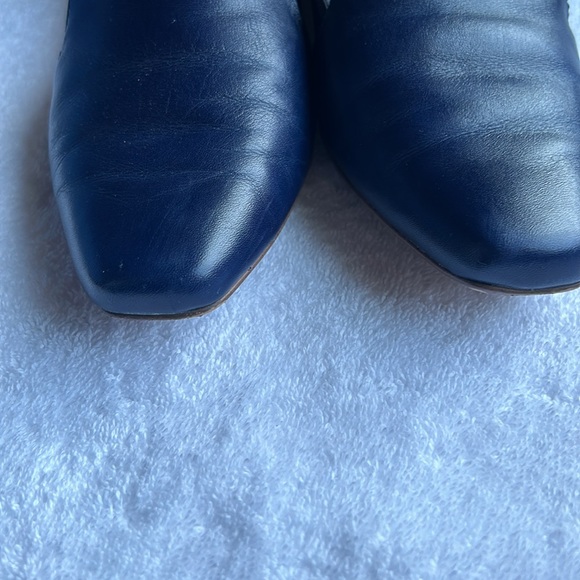 Aldo Blue and Gold Flex Leather Loafer - Picture 6 of 7